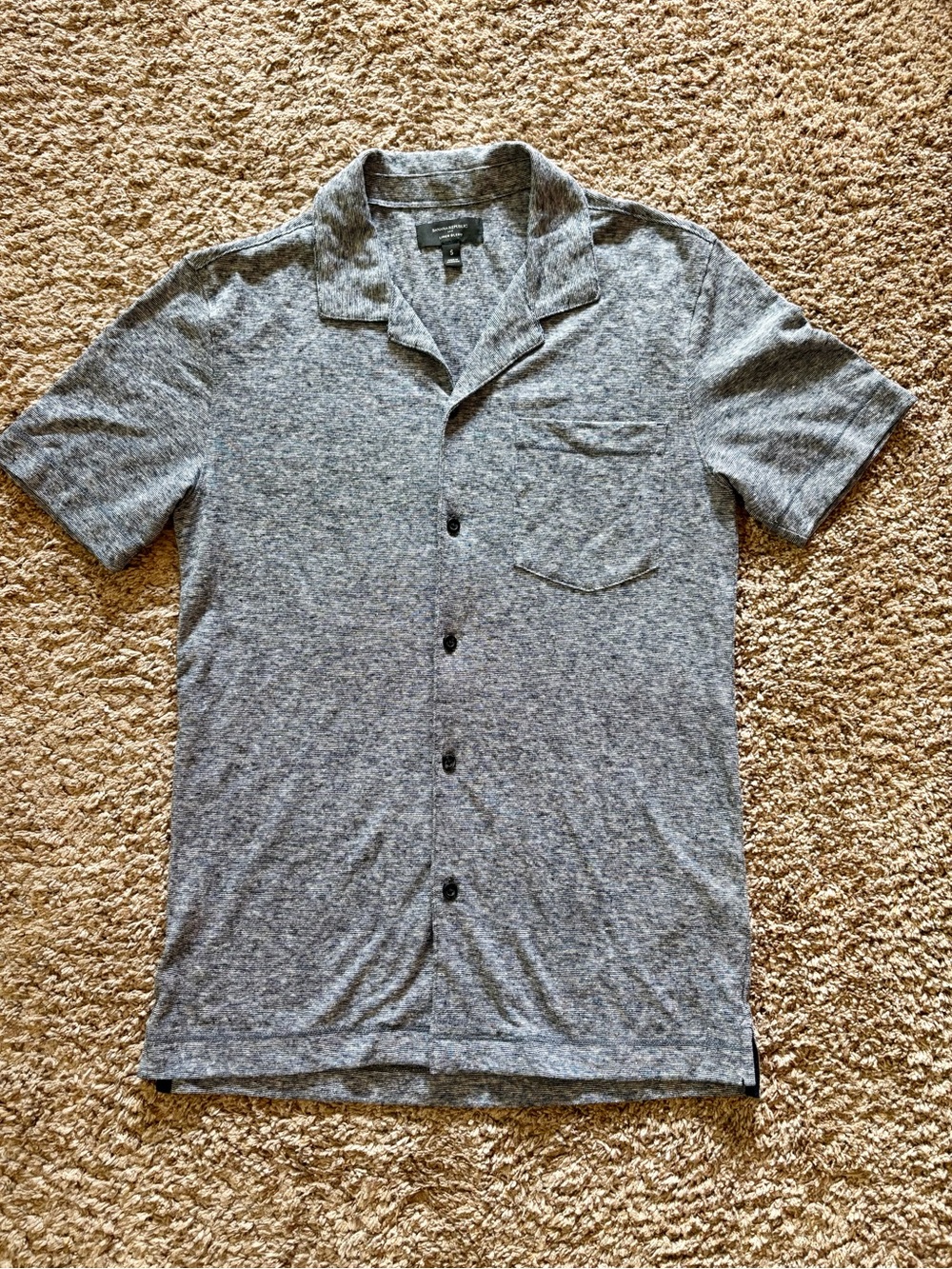 Banana Republic Linen Blend Front Button Shirt